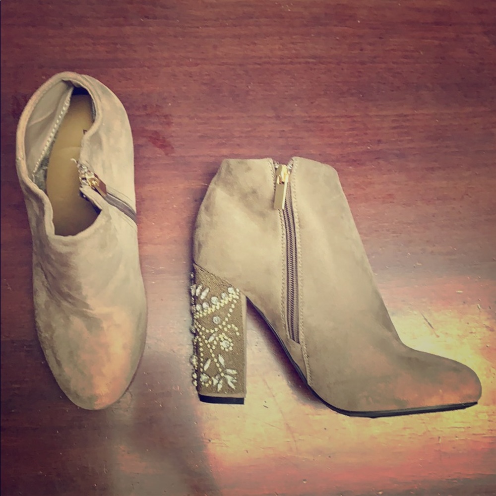 Brand new never worn glam booties
